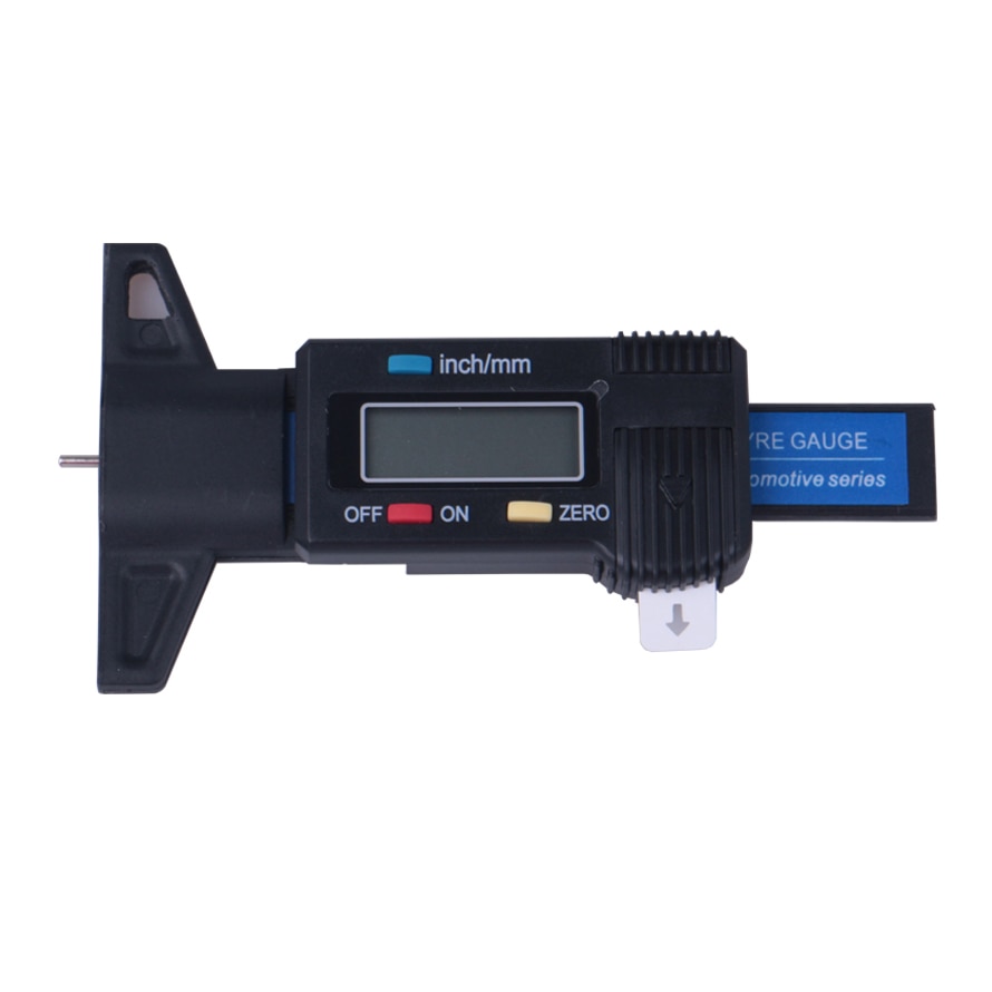 Car digital tire tread depth tester gauge thickness gauge for checking cars LED display tire monitoring system