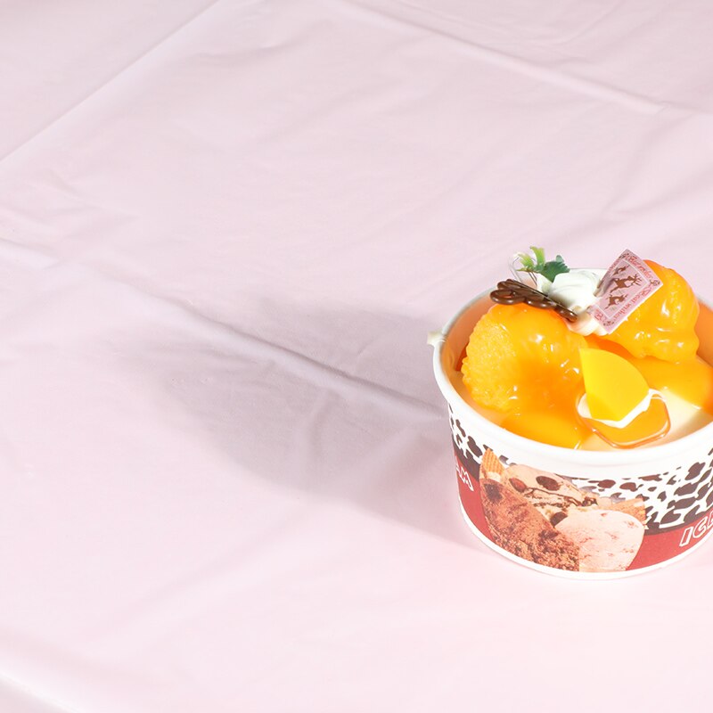 D & z lyserød farve borddæksel 1pc til bryllups spisestue engangs vandtæt duge med høj kvalitet