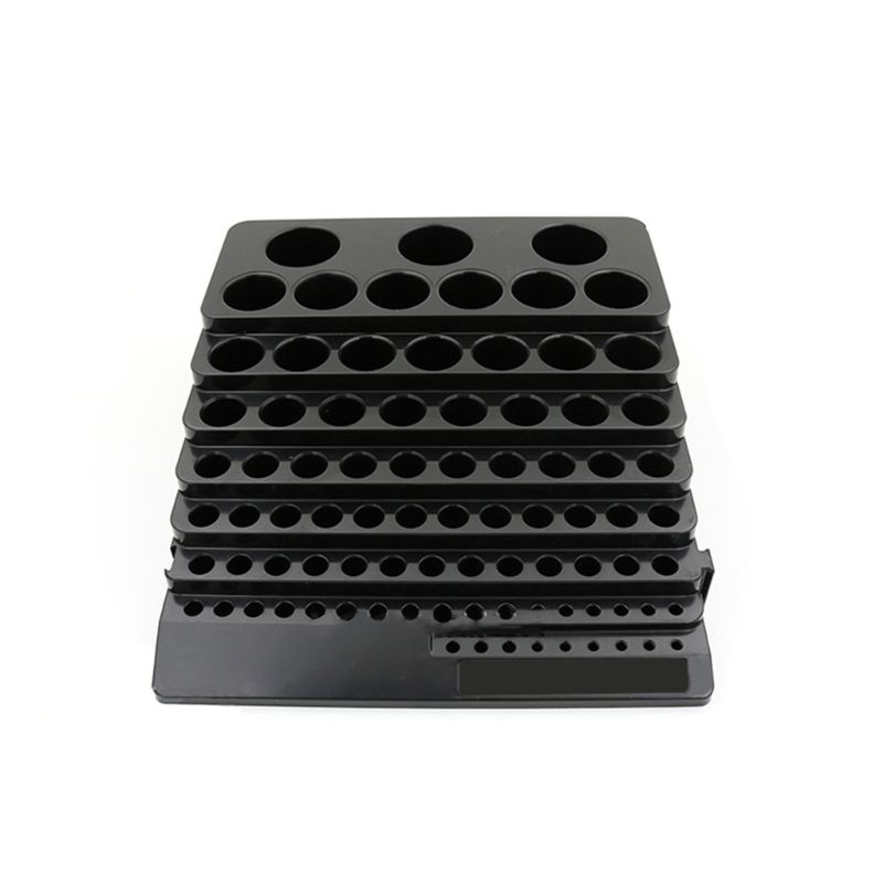 Boîte de rangement de foret noir, boîte de rangement de foret de fraise, support de finition de foret, étui d'organisation pour la maison, Kit d'utilisation de menuiserie de bricolage