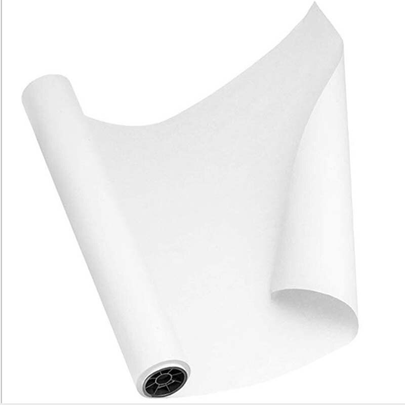 Roll White Kraft Paper Roll Crafts Packaging Decorative Paper 0.3m Wide*30m Long 12inch-100 Feet