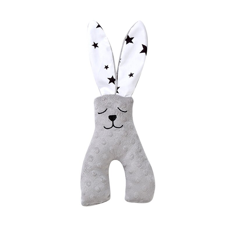 Juguetes relajantes para bebés de 0 a 12 meses, muñeco para bebé de 35x15cm con dibujos animados de animales, cochecito