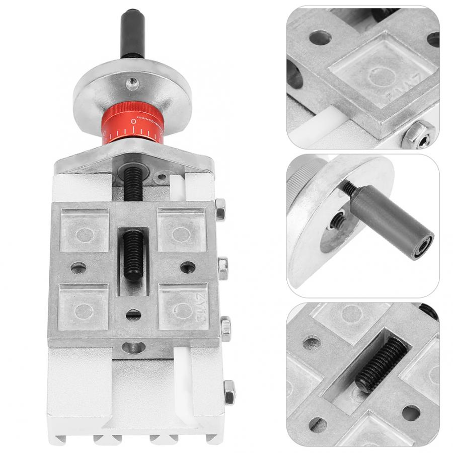 118mm Metal Slide Block For Lathe Y/Z linear rails and bearings 32mm Maximum Stroke Metal Cross Slide Longitudinal Slide Block