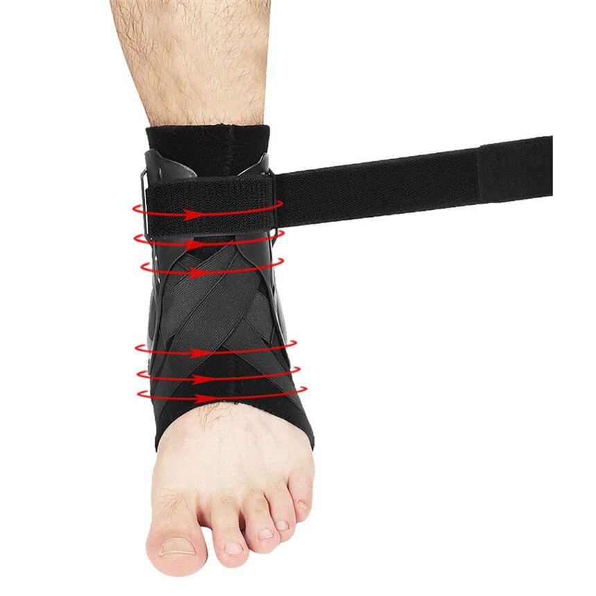 Motorcycle Ankle Brace Compression Support Sleeve Elastic Ankle Movement Protection S/M/L