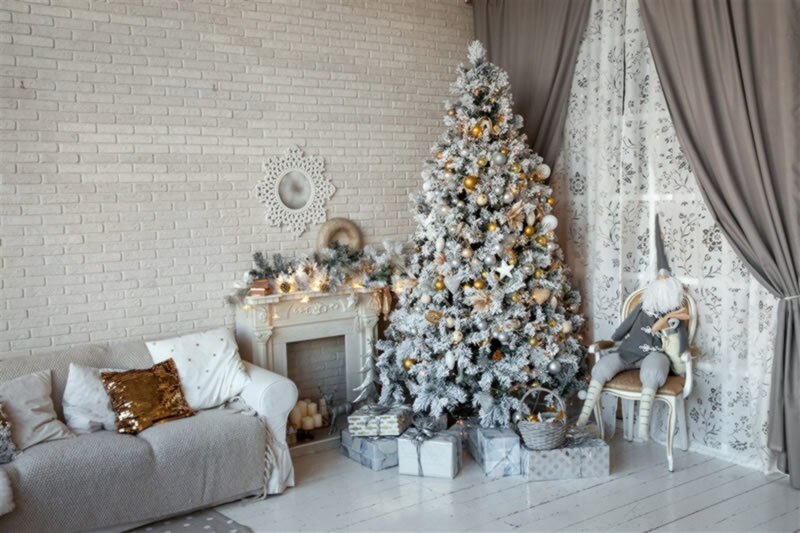 LEVEN MAGIC BOX Achtergrond Fotografie Kerstbomen Familie Samen Foto Backdrops Decoraties voor Huis