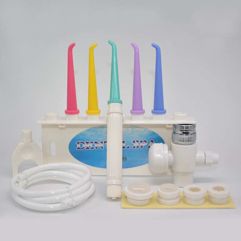 Top spa torneira jato de água irrigador oral escova de dentes flosser dental higiene oral instrumento dental escova de dentes diariamente mais limpo