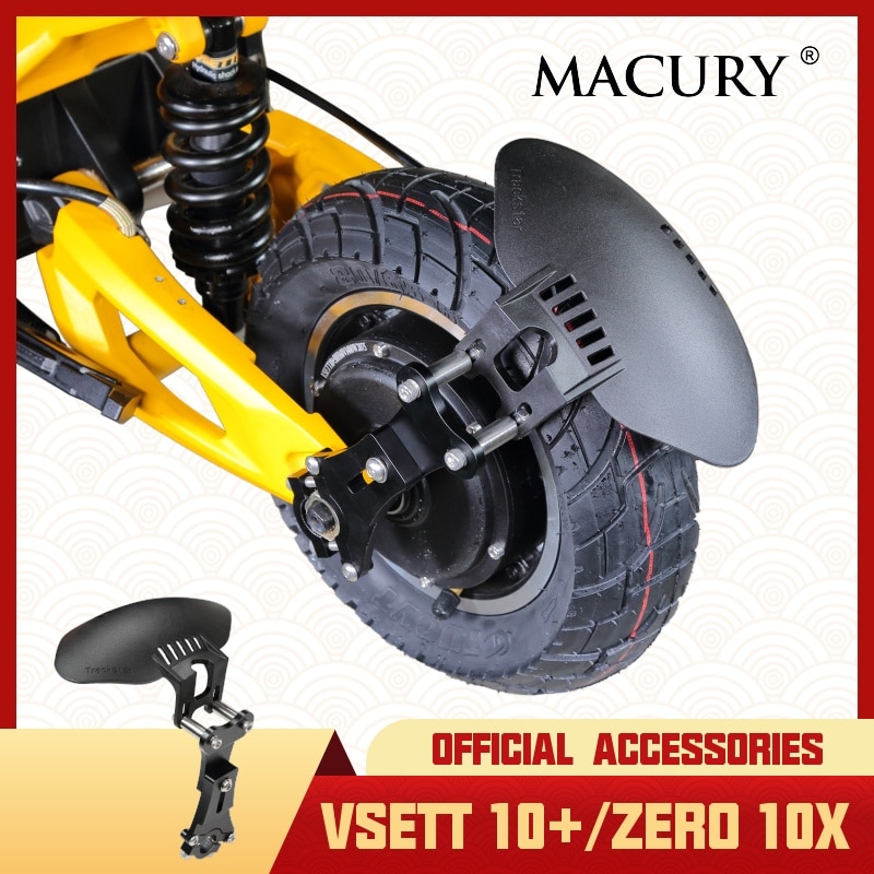 Universele Verbeterde Verstelbare Spatbord Voor Vsett 10 + 11 + Nul 10X 11X Kaabo Mantis 10 Inch Elektrische Scooter Spatbord wiel Cover