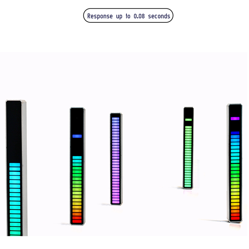 RGB Music Sound control LED light app control Pickup Voice Activated Rhythm Lights color Ambient LED Light bar Ambient Light