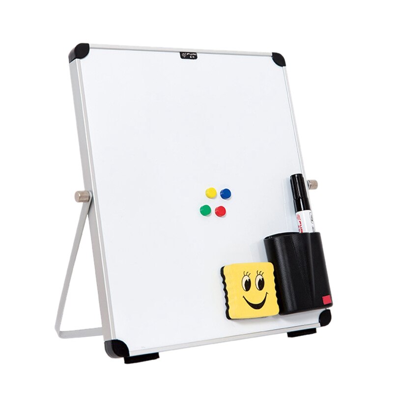 Small Desktop Dry Erase Board Portable Small netic Double Sided Whiteboard Easel for Kids to Do List White Board for Home Off: Default Title
