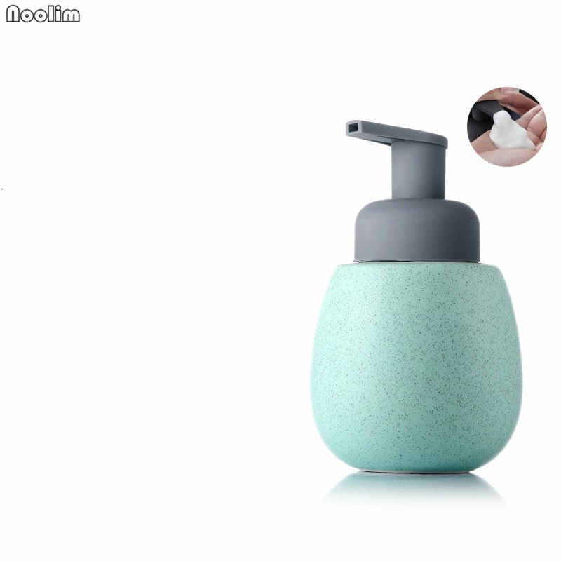 Keramisk pressetype sæbedispenser sfærisk håndsæbe lotion flaske sanitizer emulsion separat flaske til køkken badeværelse