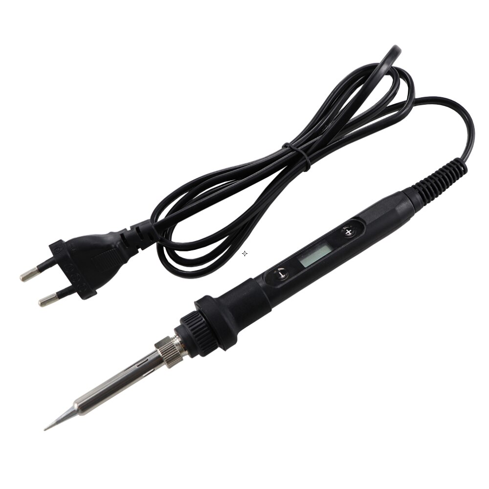 Elektrische Lötkolben 80W Temperatur Einstellbar LCD Schweißen Reparatur Werkzeuge 220V Löten Eisen Kopf/Zinn Draht Werkzeug zubehör