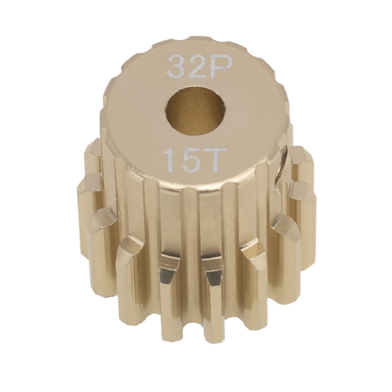 32P M0.8 3.175Mm Aluminium Metalen Pinion Motor Gear Voor 1/10 1/8 Rc Model Auto Motor: 15T 