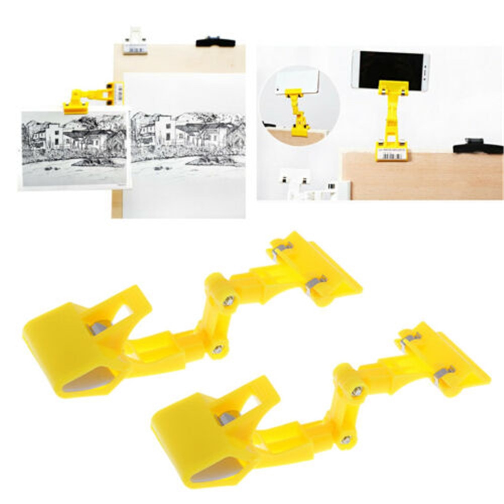 Pince rotative pour chevalets d'artiste | 1 pièce, pince de peinture Double tête, planches à dessin, image portrait Clip Portable