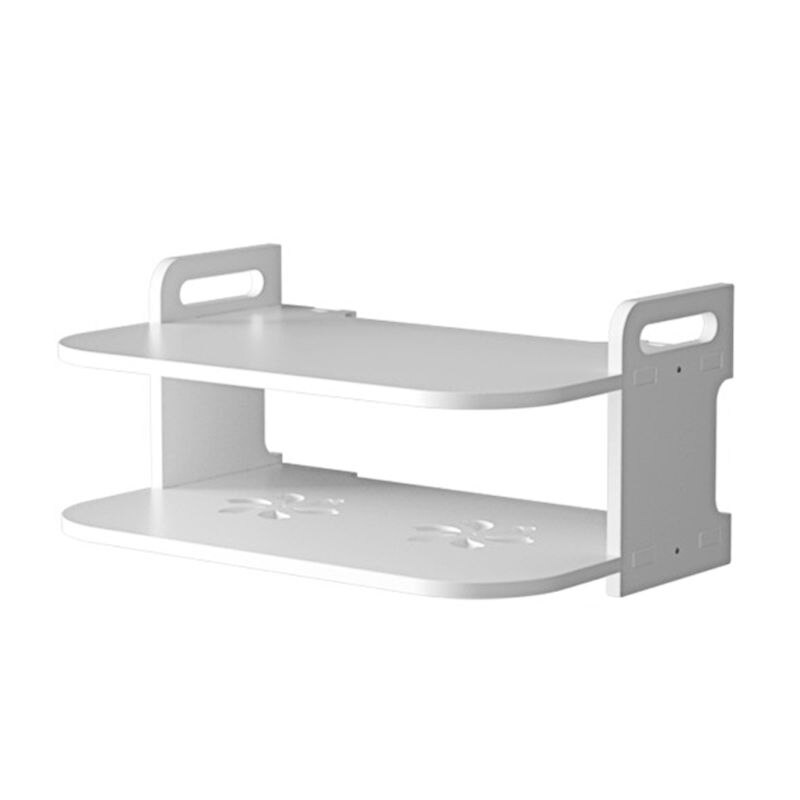 Wall Mounting Metal Wireless Wifi Router Boxes/TV Set-Top Box/DVD Player Stand/Telephone Holder Rack Shelf Bracket