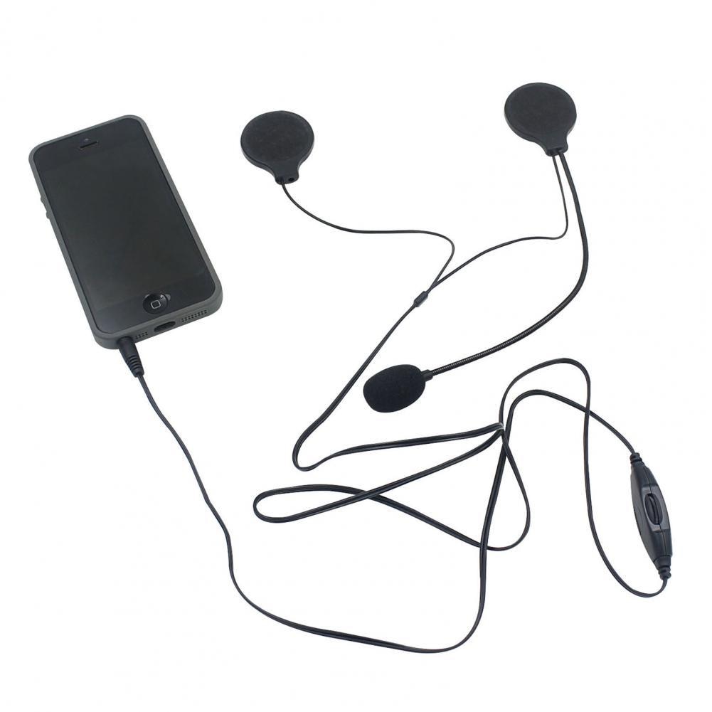 Kit Haut-parleurs Pour Casque Moto - Main-libre, MP3, Prise 3.5mm, Installation Par Scratch - 10