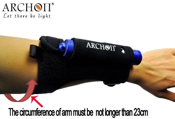 ARCHON Hand-Free Light sets Holder underwater Soft handmount for torch for SCUBA Dive V10 V10S Flashlight
