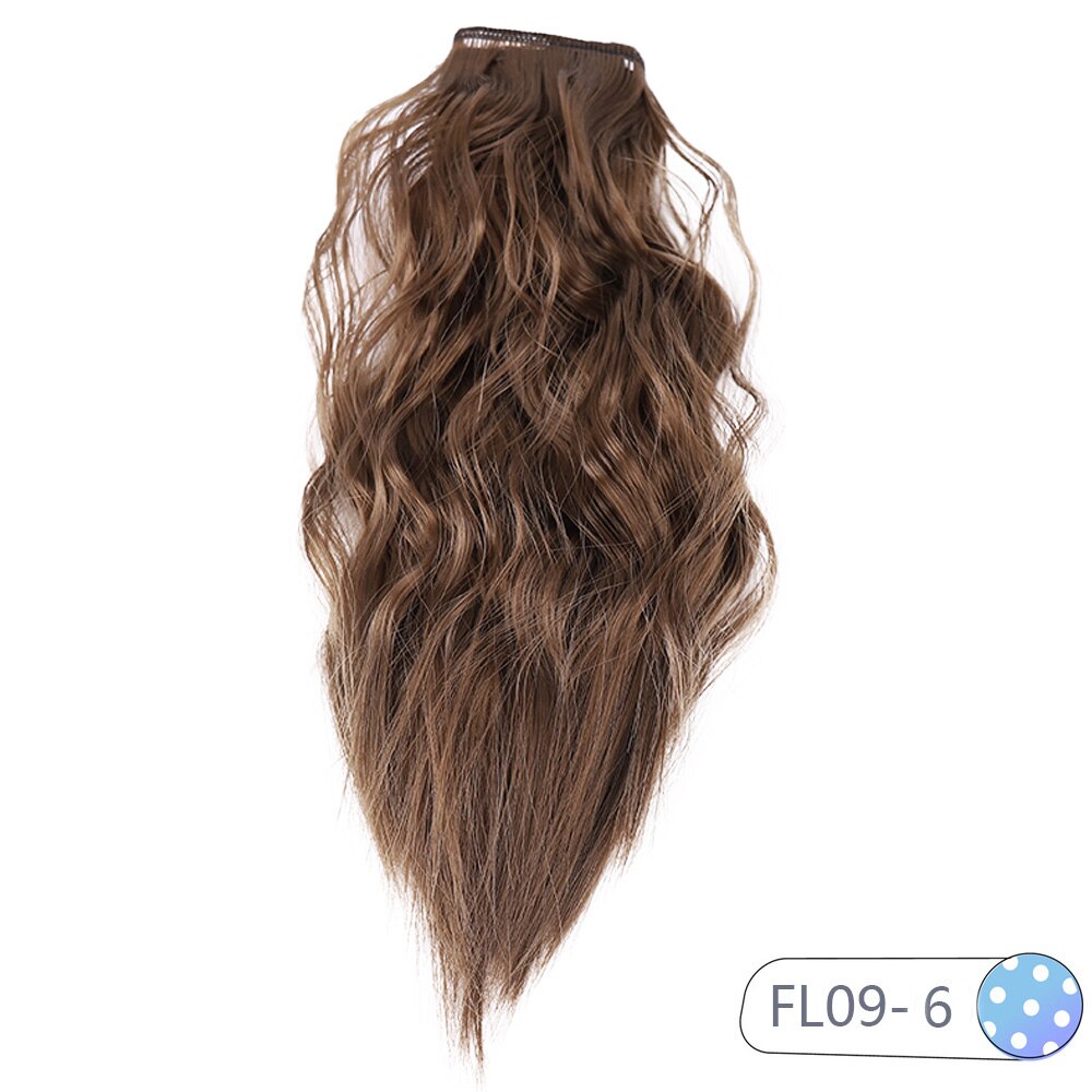Cataleya Very Beautiful Bjd Doll Curly Wigs DIY High Temperature Fiber 25*100cm Hair 15 Color: FL09-6