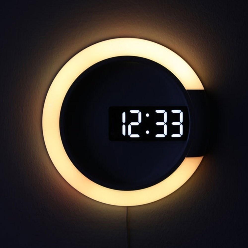 Practical Temperature Alarm Clock Accessories Tools Gadget Home Durable LCD Display Date Room Device