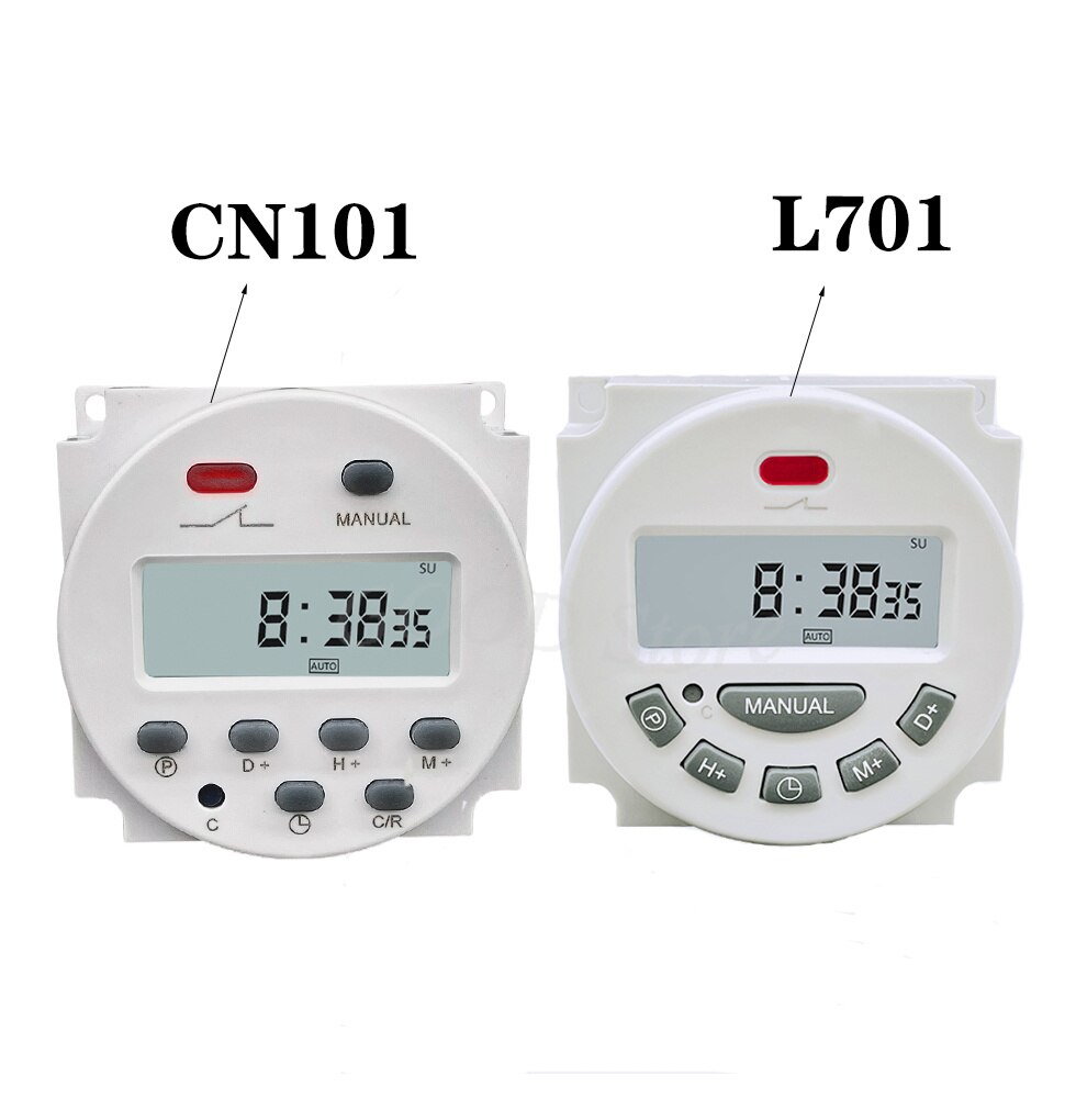 CN101A LCD time switch 12V 24V 110V 220V Time Relay Street lamp billboard power supply timer L701
