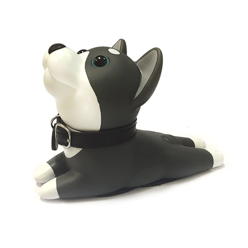 Leuke Hond Kat Deurstopper Deurstop Wedge Cartoon Puppy Deuren Stop Sterke Grip Antislip Holder Stopper Veiligheid Guard: Black dog