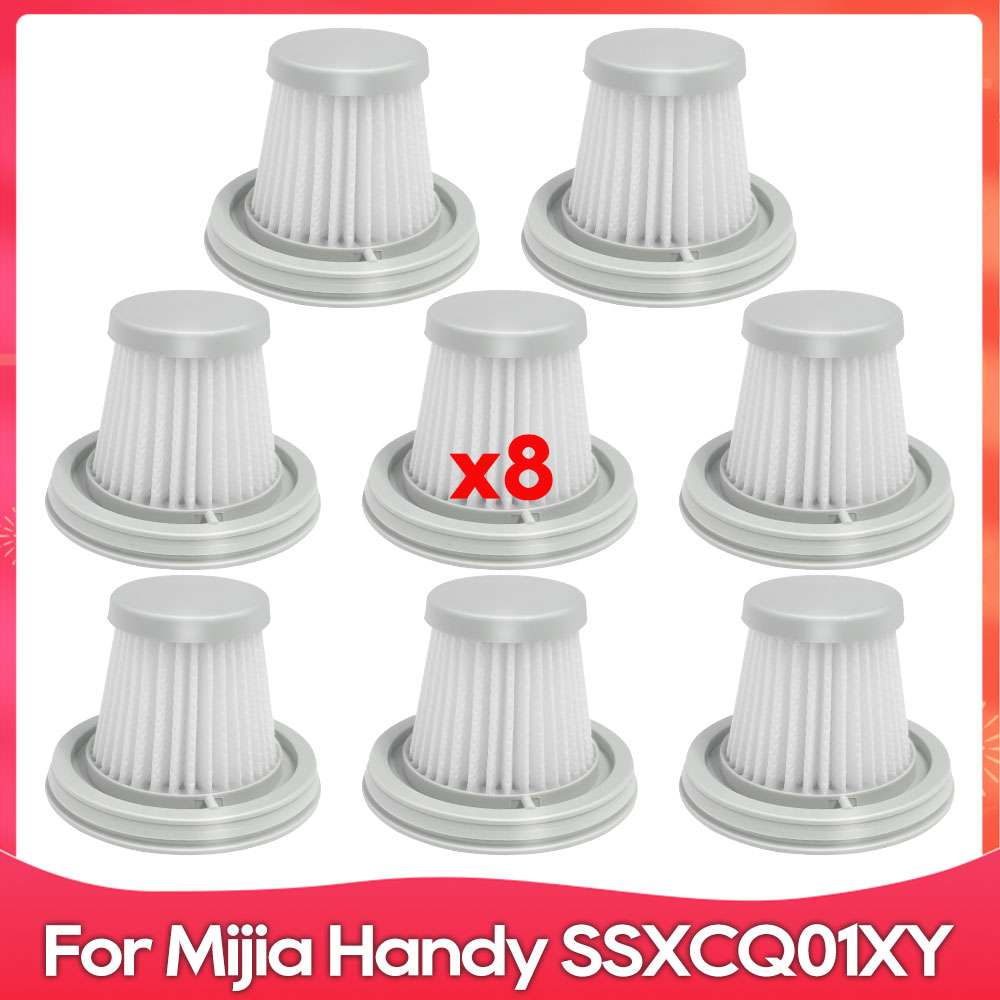 Fit For ( Xiaomi Mijia SSXCQ01XY ) Hepa Filter Accessory Spare Part Home Car Mini Handy Vacuum Cleaner Replacement: Clear