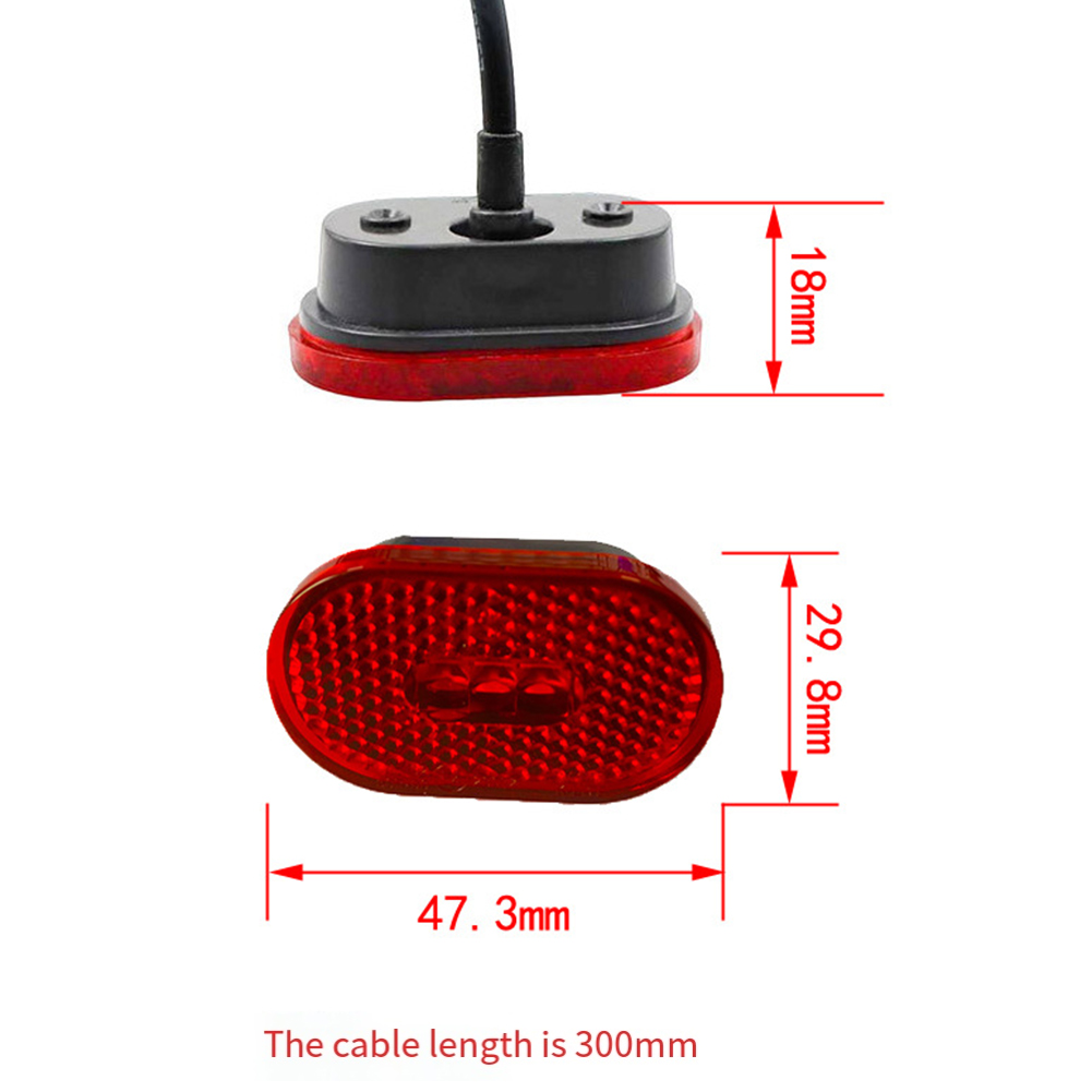 Für-Xiaomi PRO2 Roller Zubehör Original Hinten Wasser Barriere Bremse Rücklicht Rücklicht Direkt Teile