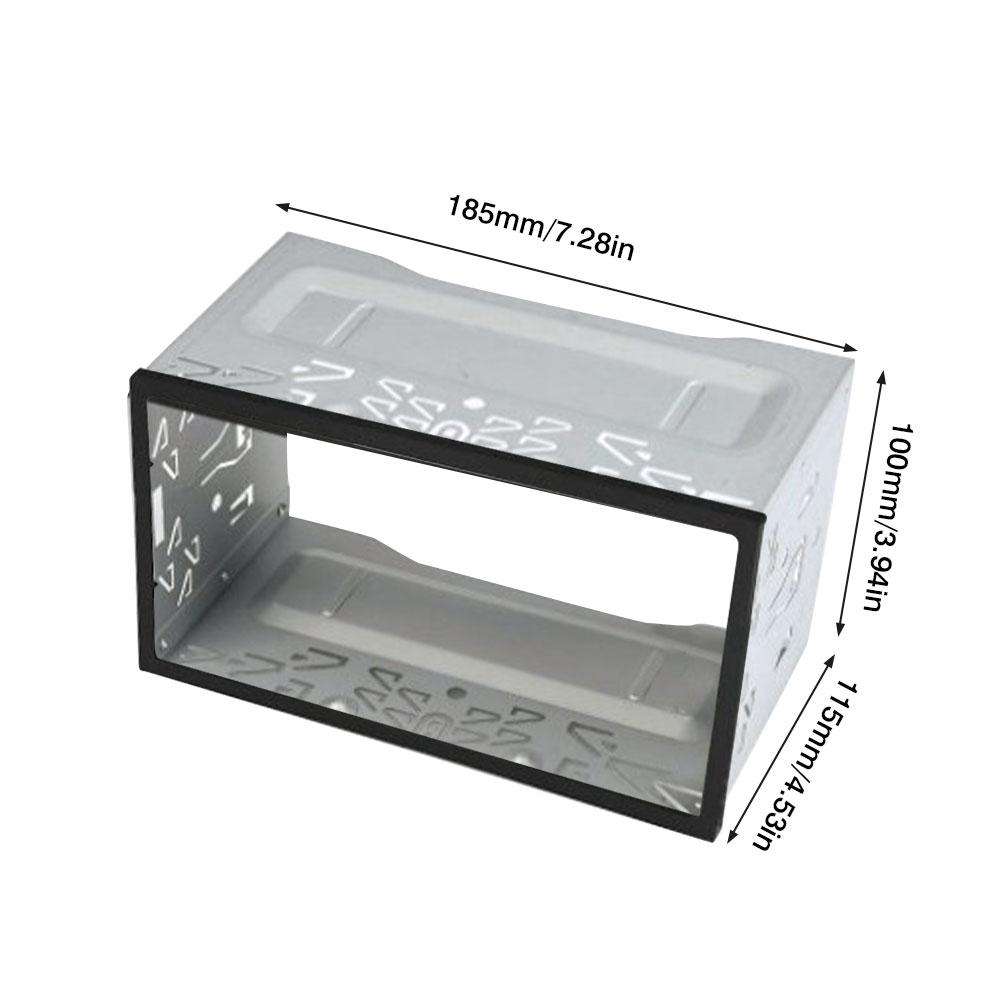 2 DIN Radio Installation Frame Unit Universal Cage Radio Vehicle Case Car DVD Player Framework Mounting Plate Frame For Passat