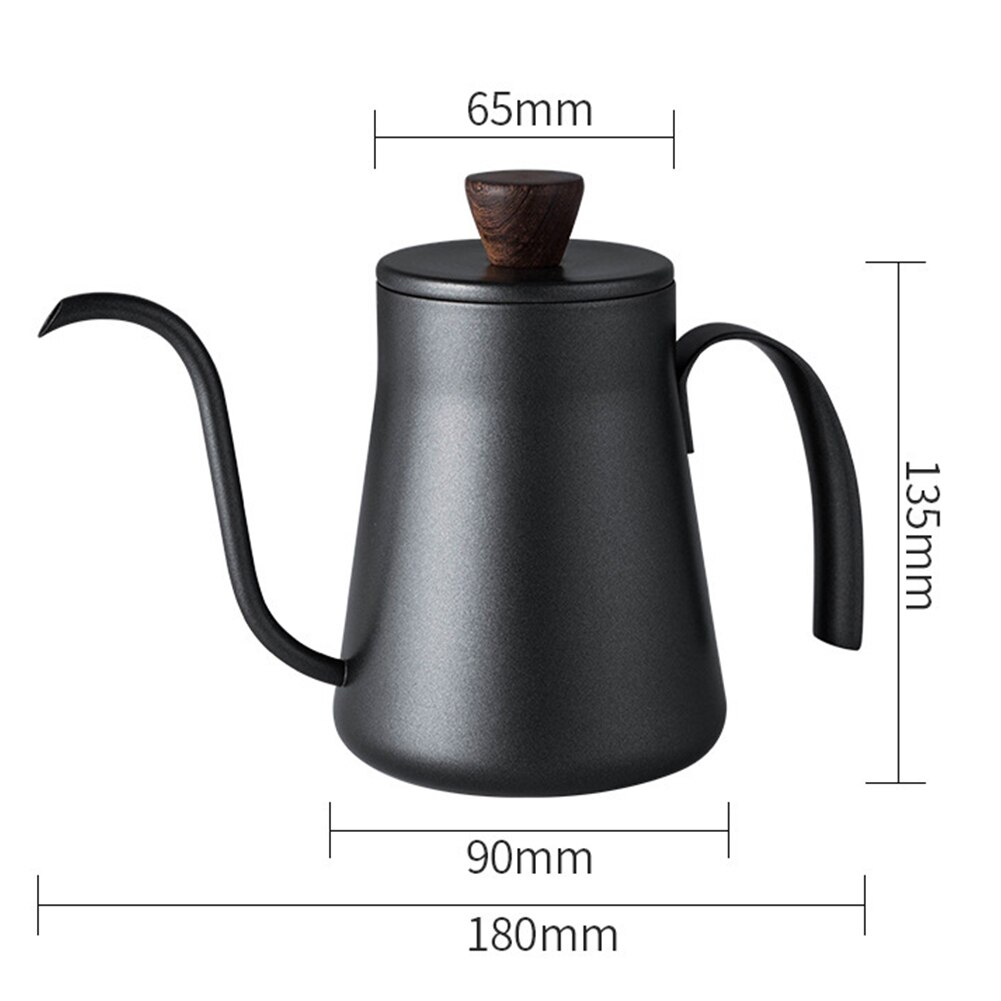 400ml Swan Neck Kettle Thin Mouth bottle Stainless Steel Thicken Coffee Dripper Pot Kettle Home Kitchen Gadget kettle water pot