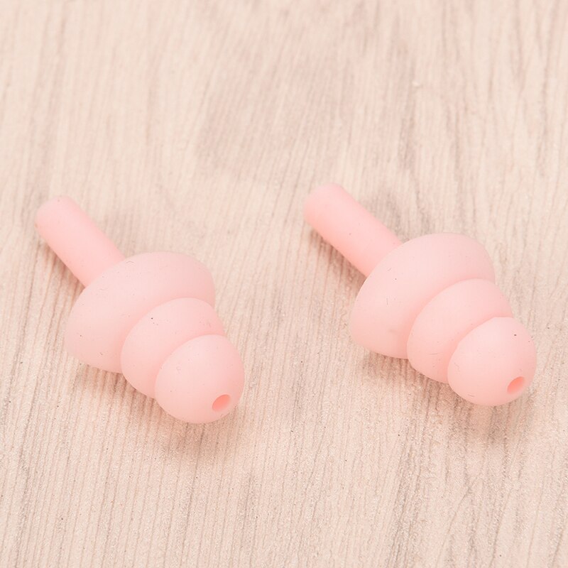 1 Paar Siliconen Oordopjes Anti Noise Snore Oordopjes Comfortabel Voor Studie Slaap