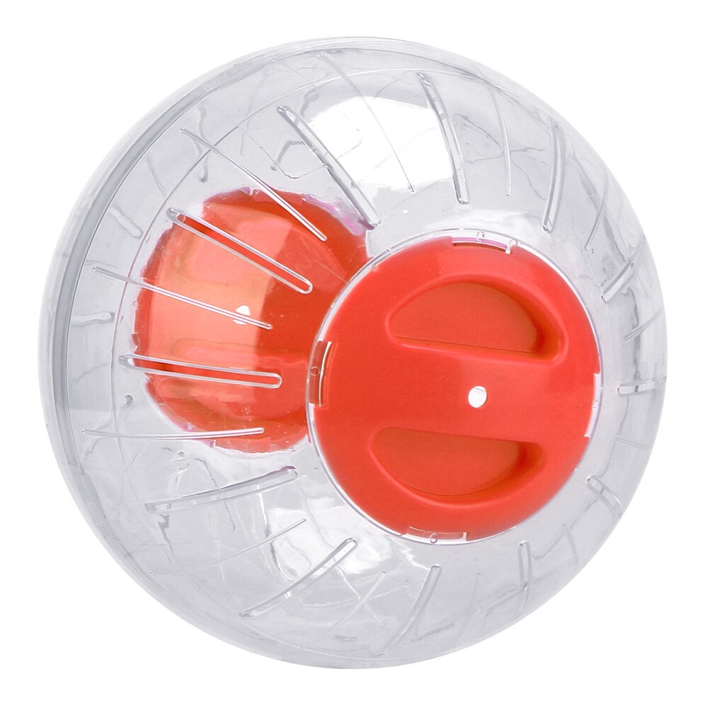 Plastic Portable Pet Rodent Mice Jogging Ball Hamster Running Balls Pet Play Toys Outdoor Sport Ball Hamster Gerbil Rat Exercise: Pink