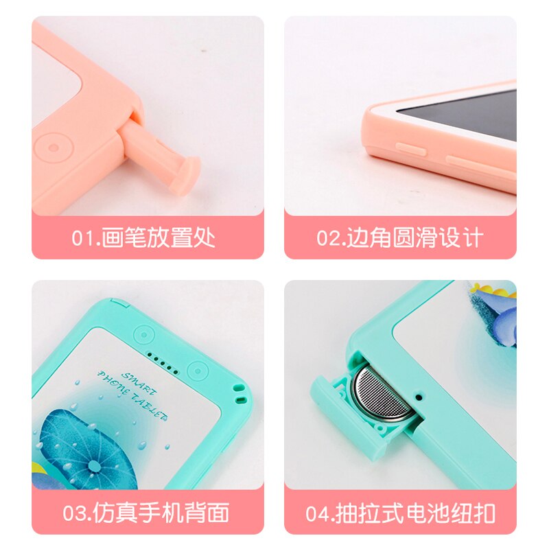 LCD Electronic Writing Tablet E-Writer Drawing Memo Message Board 6 Inch Learning Machine Learning & Education