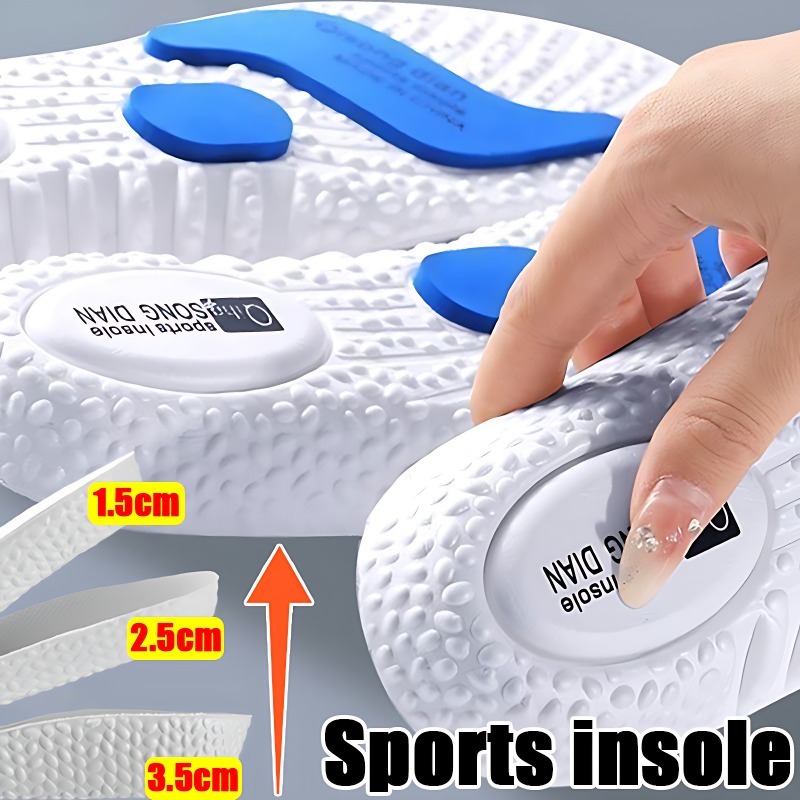 1 paar EVA Sport Dämpfung Schuhe Einlegesohle für Füße Höer ErhöHenne Einlegesohlen Männer Frauen Bogen Unterstützung Orthopädische Schuh Pads