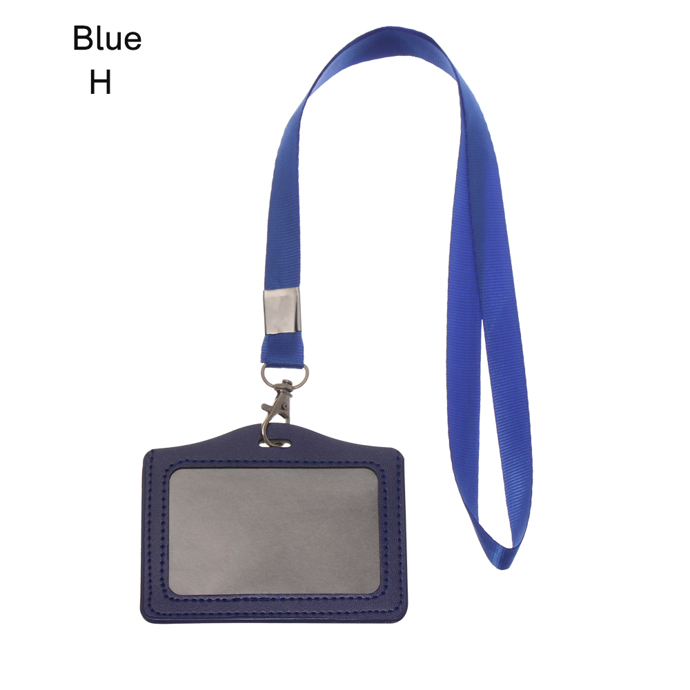 Gorąca sprzedaż bez zamka tanie etui na karty kredytowe Bus etui na dowód osobisty identyfikator z zwijacz Tag materiały biurowe: H	blue
