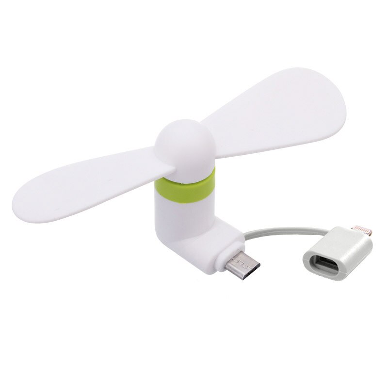 Miniventilador USB portátil original para teléfono móvil, dispositivo USB, ventilador Usb para USB-C tipo C, Mini ventilador portátil 2 en 1 para Iphone
