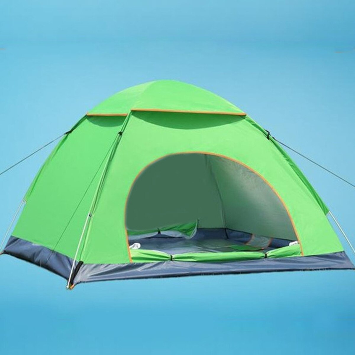 Extérieur 1 2 3 personnes ultra-léger tente automatique rapide ouvert Camp tentes étanche en plein air Camping randonnée équipement pour 3 saisons: green