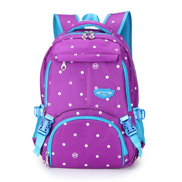 Mochila de camuflaje con estampado único y colorido para mujer, mochila Oxford impermeable para niños, mochila escolar de gran capacidad para niñas: purple