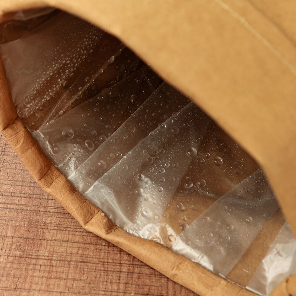 Washable Kraft Paper Flowerpot Desktop Flower Reuseable Multifunction Storage Bag Pot Container Flowerpot Succulents Planter Pot