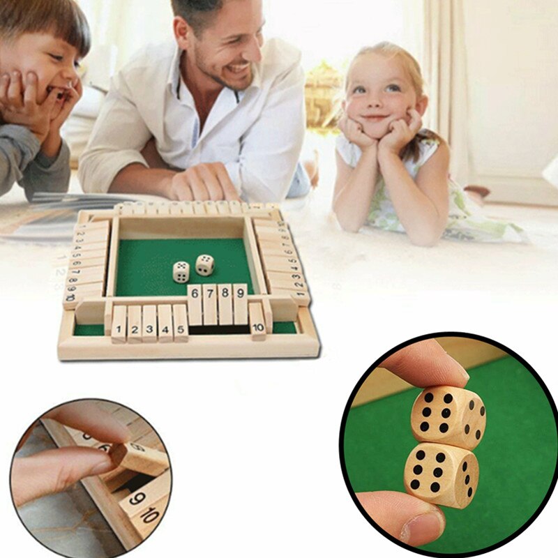 Holz Deluxe Vier Seitige Digitale Puzzle Bord Spiel Schloss Die Box Spiel Set für 4 Menschen Pub Bar Partei Liefert