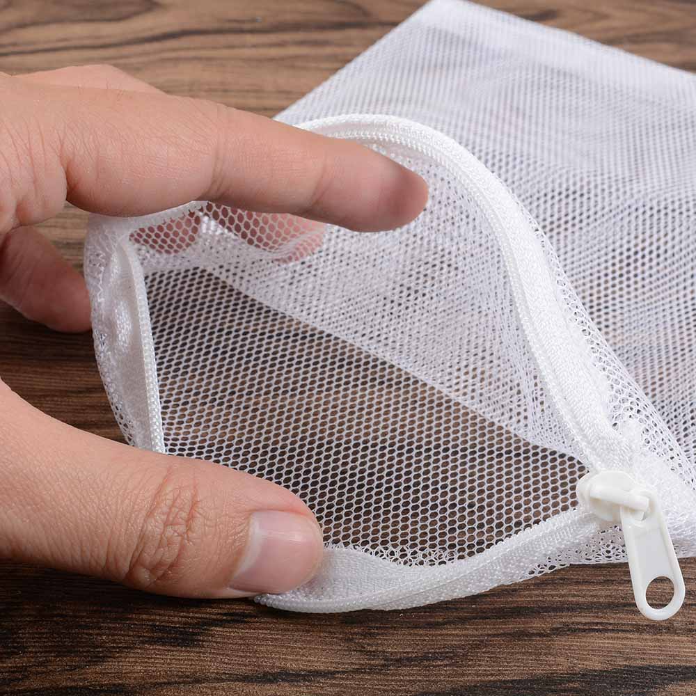 10 Pc Aquarium Filter Zak, nylon Media Mesh Zakken Herbruikbare Met Plastic Rits Voor Fish Tank Bio Ballen Pelletized Carbon