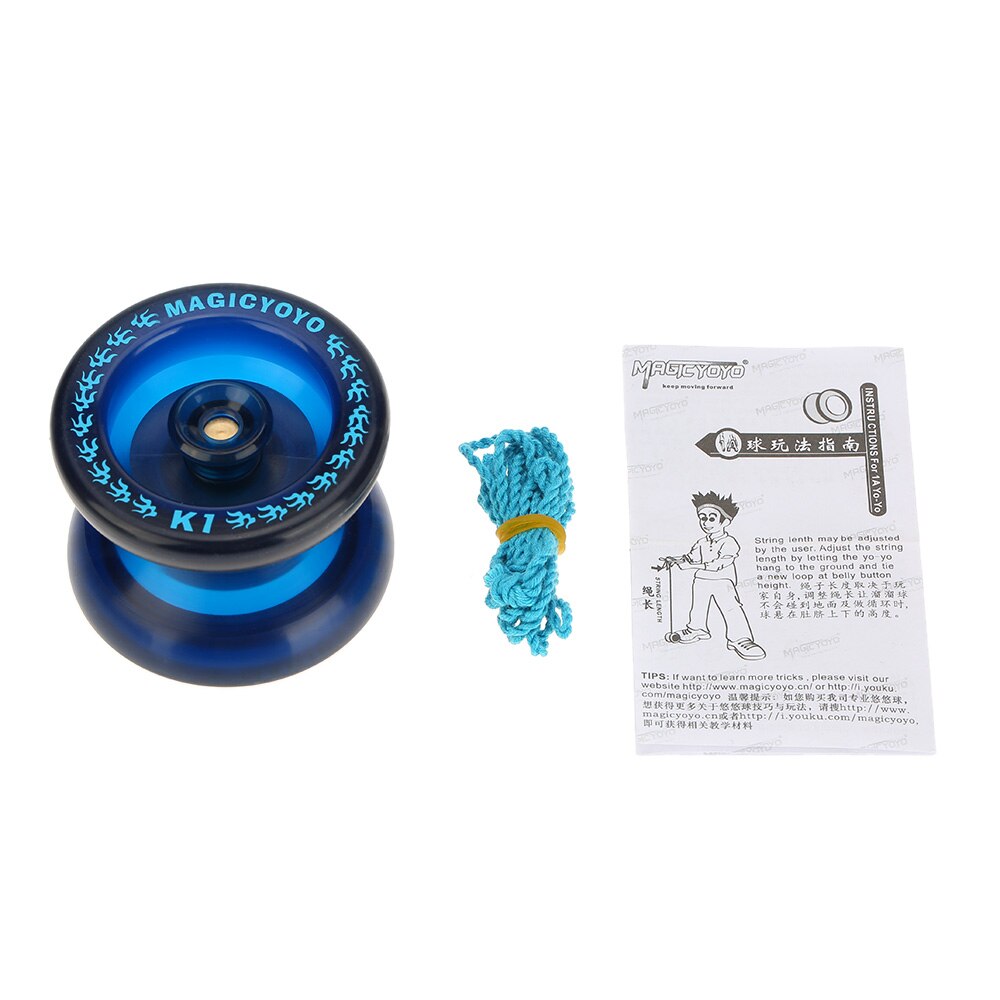 Roulement à billes magique Yoyo K1 pour enfants, avec ficelle rotative de 110 cm, en ABS, 1A 3A 5A