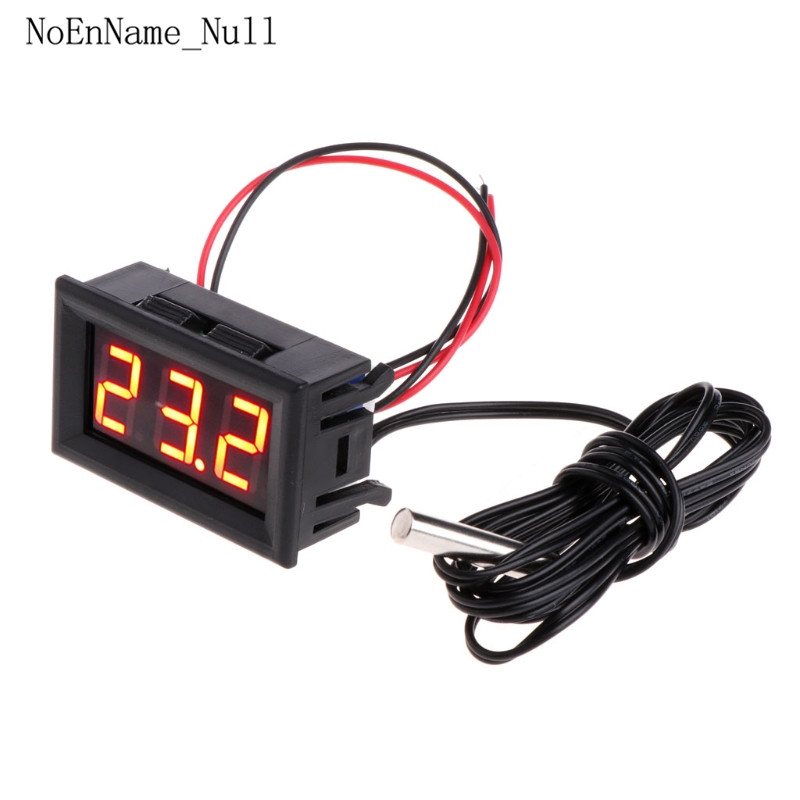 DC 12v Digital LED Thermometer Car Temperature Monitor Panel Meter