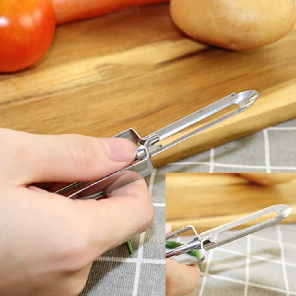 Handheld Keuken Gereedschap Rvs Swivel Dunschiller-Groente Aardappel Fruit Keuken Gadgets Groente Snijgereedschap