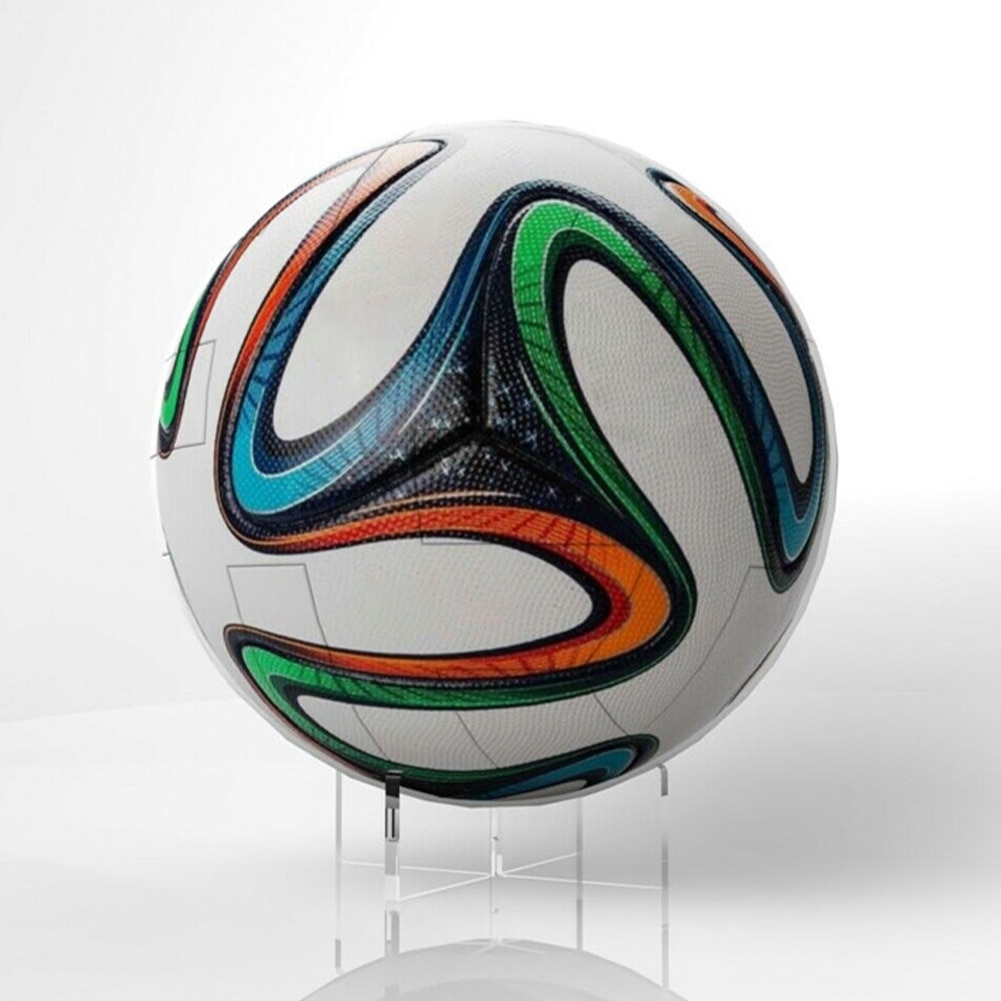 Stabiele Opbergrek Volleybal Riser Plint Acryl Voetbal Stand Transparante Signable Vrijstaande Display Houder Home Decor