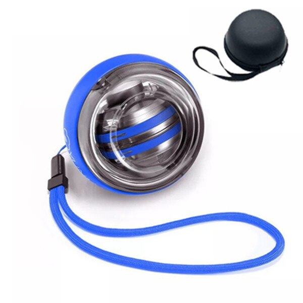XIAOMI YUNMAI LED bola para la muñeca entrenador relajarse giroscopio bola Potencia muscular bola Gyro brazo ejercitador mano ejercitador equipos: Blue