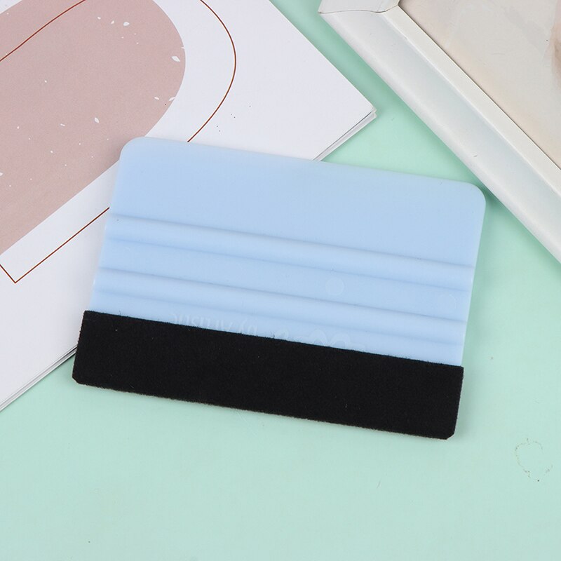 1/2pcs Vinyl Wrap Car Film Install Squeegee Carbon Fiber Wrapping Tool Auto Foil Window Tint Scraper Household Car Cleaning Tool: white