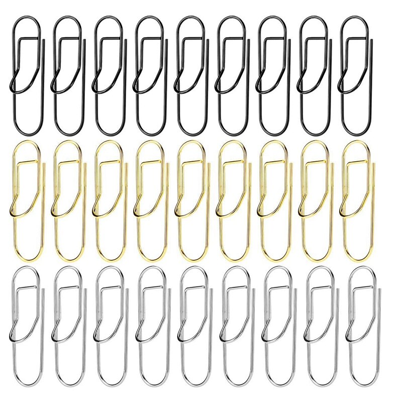 27Pcs Pen Holder Clip Metal Pen Clip Paper Clip for Notebook Journals Travel Office Paper Clipboard School Stationery: Default Title