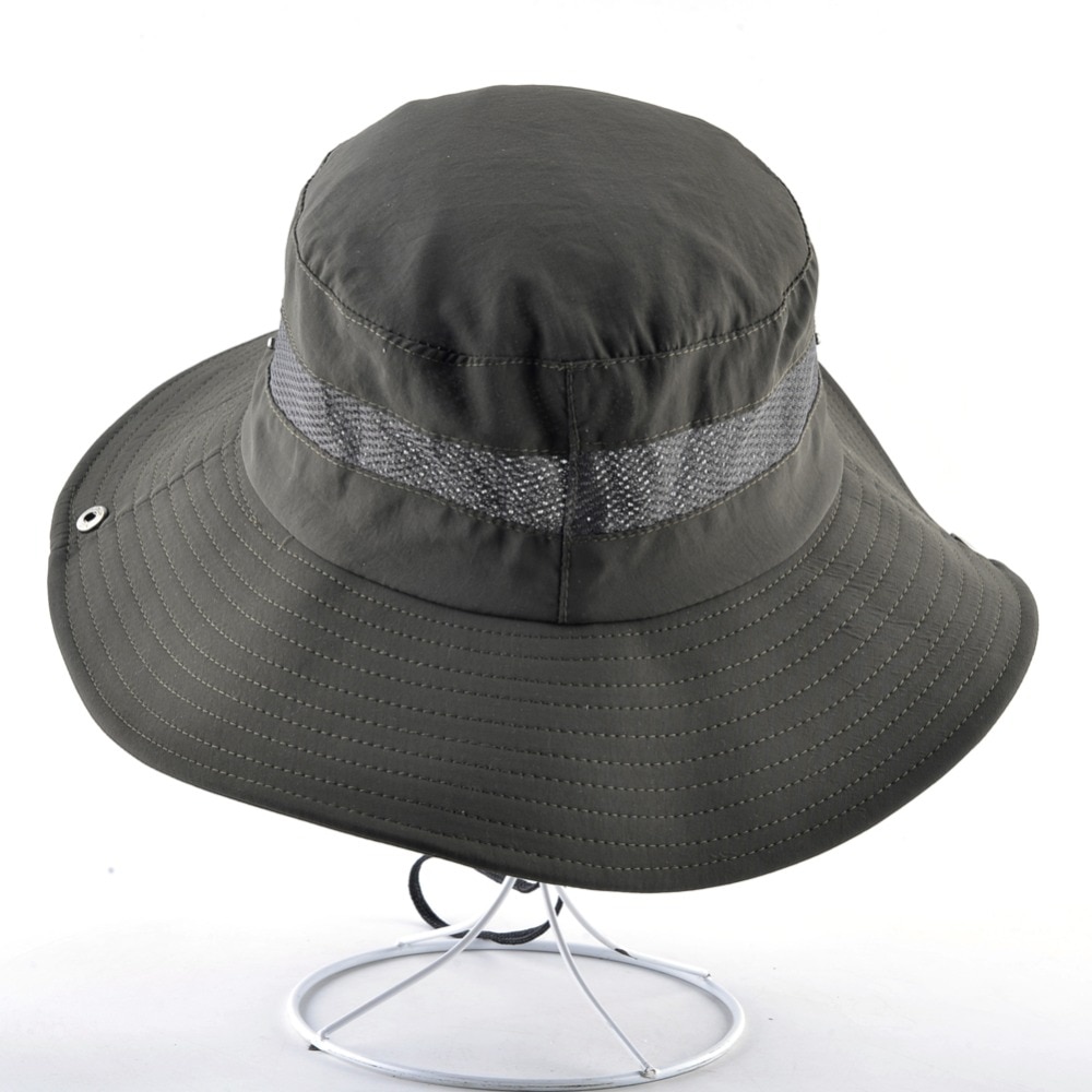 Anti-uv sol hatte til kvinder udendørs sport hat bred skygge fiskeri cap sommer vandring camping ben gorros unisex spand hætter mænd