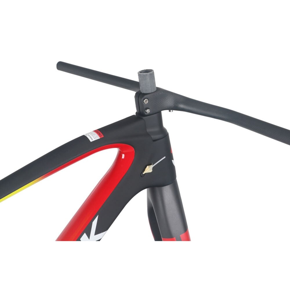 Toseek Volle Kohlenstoff Faser Fahrrad Lenker-Förmigen Mtb Lenker Mit-17 Grad Stengel 3K matt Fahrrad griff Bar
