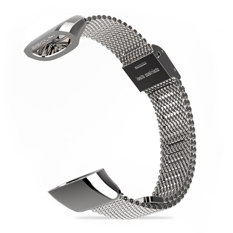 Metalen Band voor Huawei Band B19 B29 Polsband Smart Accessoires Armbanden voor Huawei Band 2 pro Strap Smart Horloge band: Silver Milanese