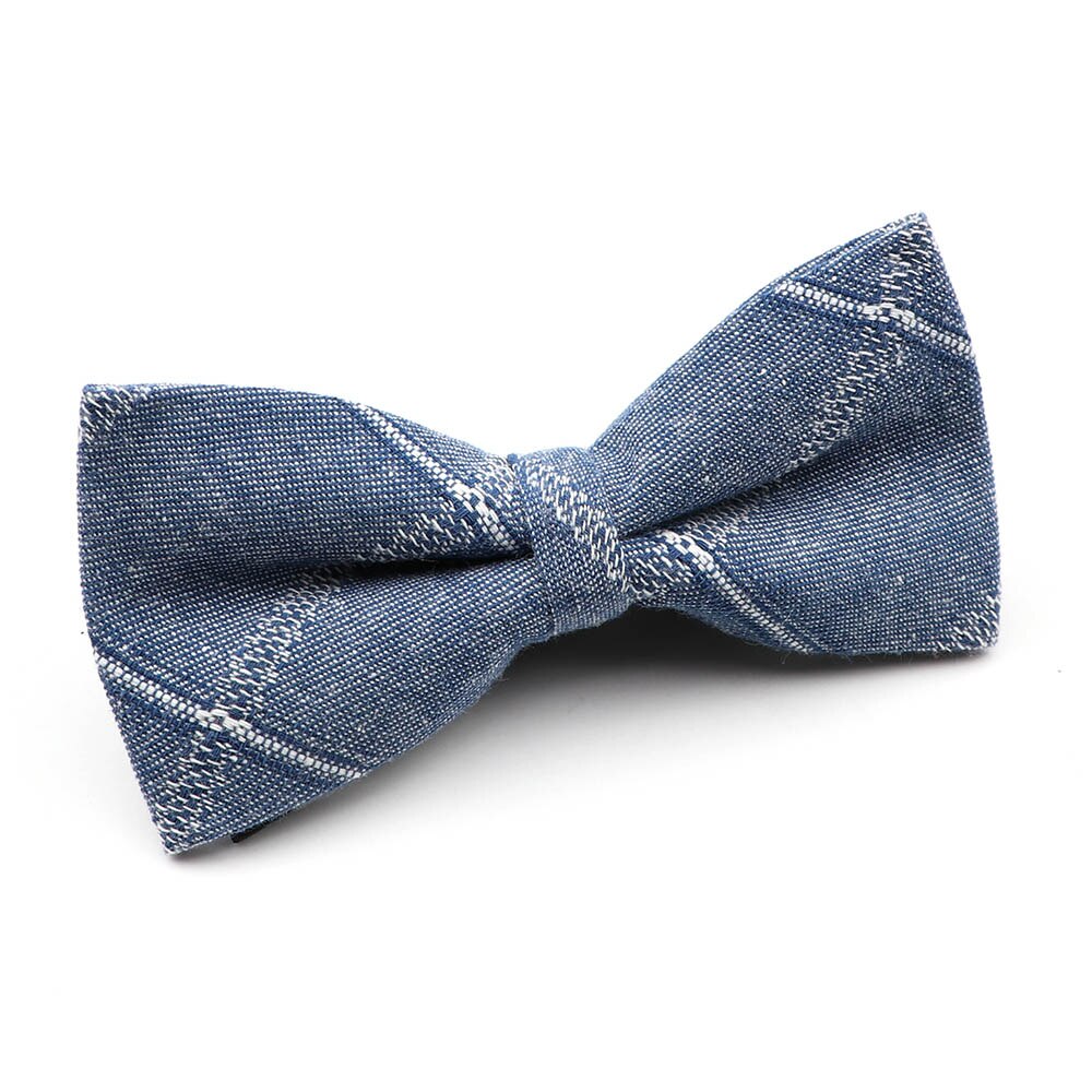 100%  bomuldsstribet plaid brun grågrøn herre butterfly klassisk skjorte tilbehør butterfly casual jakkesæt ung: 2