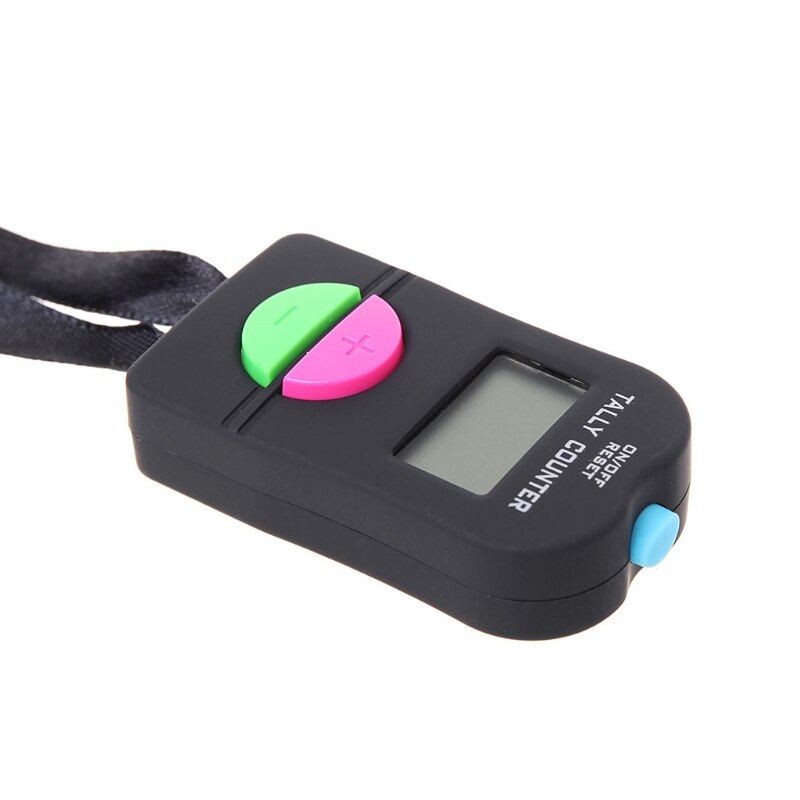 Digital Hand Tally Counter Electronic Manual Clicker Golf Gym Hand Held Counter Q1QC